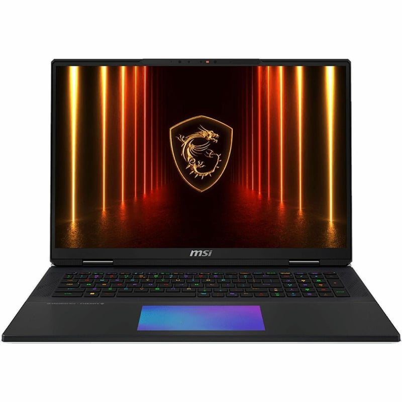 MSI Titan 18 HX AI A2XW Titan 18 HX AI A2XWIG-632US 18" Gaming Notebook - UHD+ - 120 Hz - Intel Core Ultra 9 285HX - 64 GB - 2 TB SSD - Core Black - Thumbnail 1