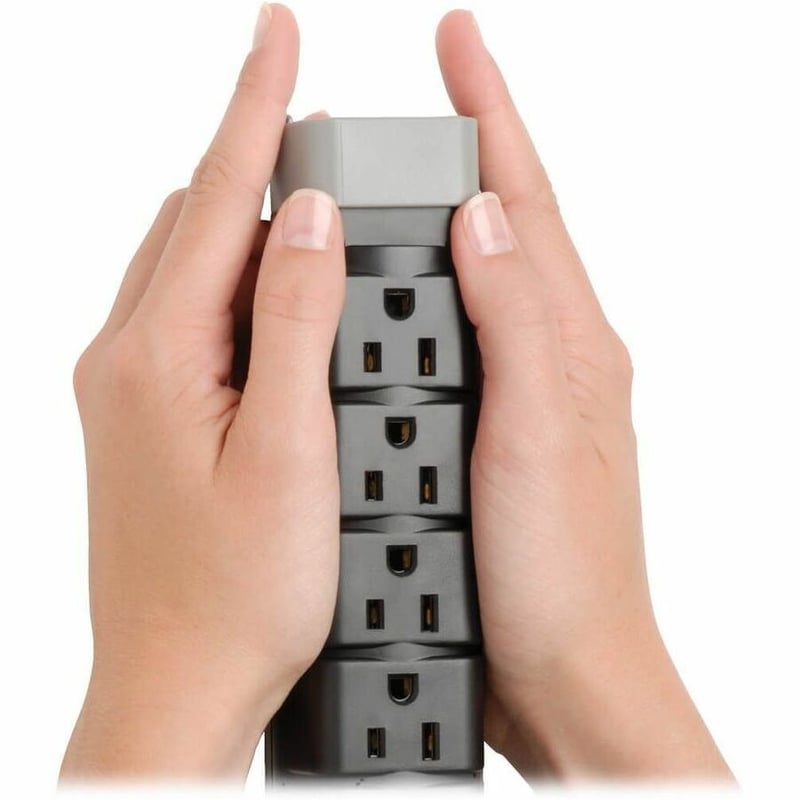 Tripp Lite by Eaton Protect It! 8-Outlet Surge Protector 6 ft. (1.83 m) Cord 2160 Joules Tel/DSL Protection Cord Clip - Thumbnail 5
