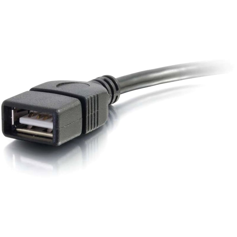 C2G 6in USB Extension Cable - USB 2.0 to USB - M/F - Thumbnail 2