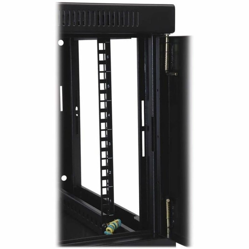 Tripp Lite by Eaton SmartRack 10U Low-Profile Switch-Depth Wall-Mount Small Rack Enclosure Clear Acrylic Window Hinged Back - Thumbnail 4