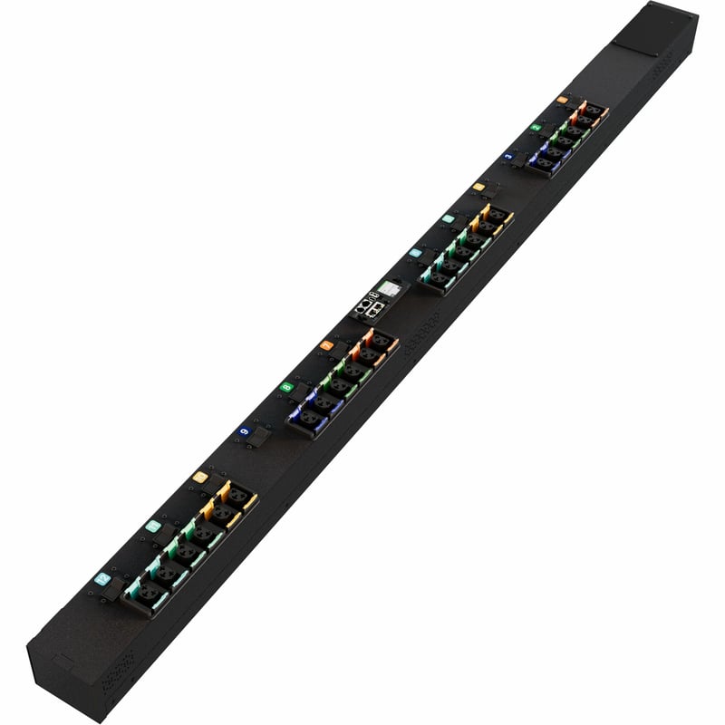 Vertiv PowerIT VP7NA0A0 Switched Outlet Level Monitoring HD rPDU, Vertical, Three Phase, 24 Combination C13/C19 Outlets, 80A, 1~ 240V/3~ 208V, 0U - Thumbnail 1