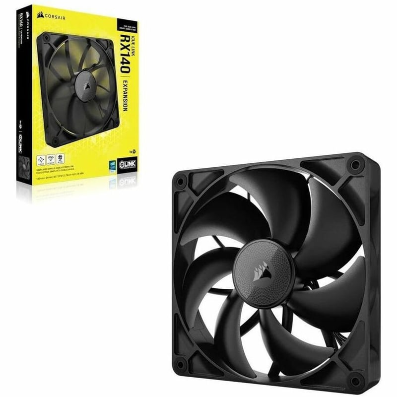 CORSAIR RX SERIES ICUE LINK RX140 140MM FAN SINGLE PACK CORSAIR - Thumbnail 3