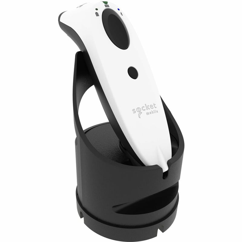 Socket Mobile SocketScan S720, Linear Barcode Plus QR Code Reader, White & Black Dock - Thumbnail 3