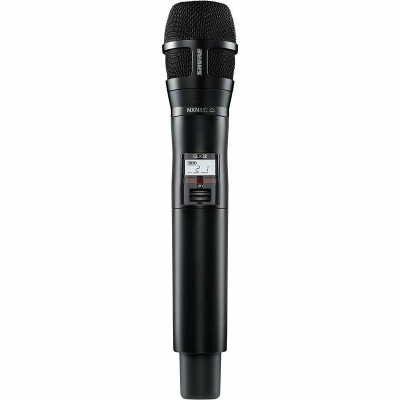 Shure QLXD2/N8C Handheld Transmitter with Nexadyne 8/C Capsule