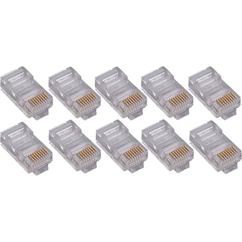 4XEM 1000PK Cat5e RJ45 Ethernet Plugs/Connectors - Thumbnail 3