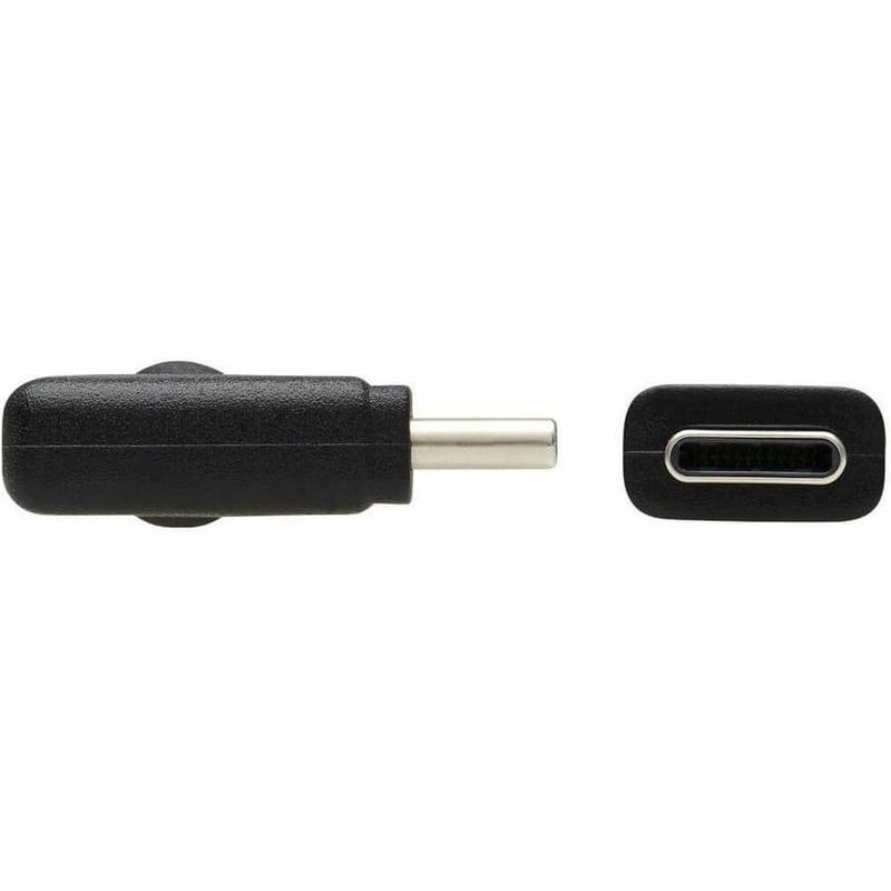 Tripp Lite by Eaton USB-C Cable (M/M) - USB 3.2 Gen 1 (5 Gbps) Thunderbolt 3 Compatible Right-Angle Plug 1 m (3.3 ft.) - Thumbnail 3