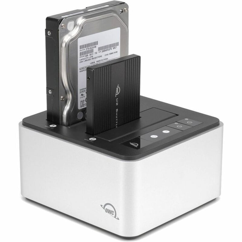 OWC DRIVE DOCK USB 10GB/S DUAL BAY SATA/U.2 NVME DRIVE SOLUTION - ACCESS UP TO T - Thumbnail 4