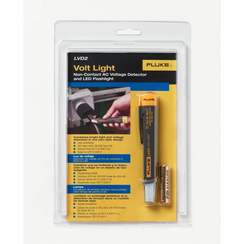 Fluke LVD2 Non-Contact Voltage Tester - Thumbnail 3