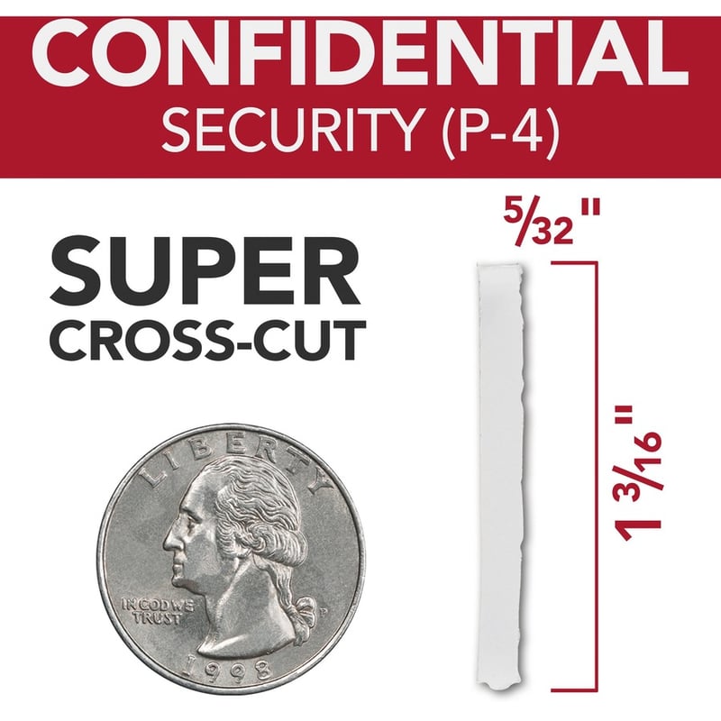 GBC AutoFeed+ Home Office Shredder, 150X, Super Cross-Cut, 150 Sheets - Thumbnail 4
