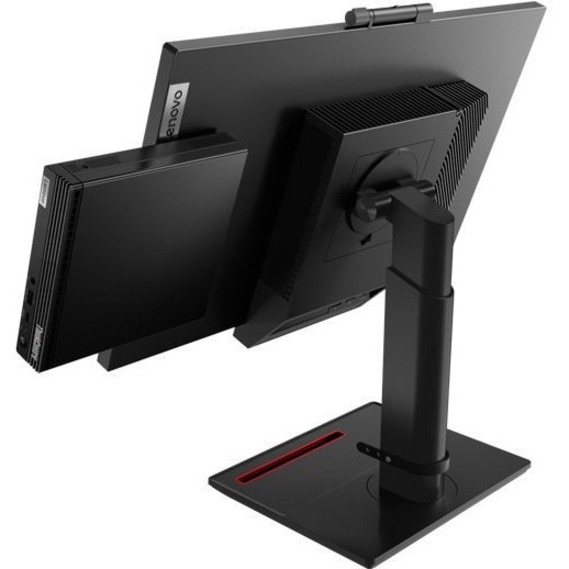 Lenovo ThinkCentre M70q 11DT007AUS Desktop Computer - Intel Core i7 10th Gen i7-10700T - 16 GB - 1 TB SSD - Tiny - Raven Black - Thumbnail 5