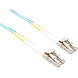 1.5 METER LC-LC OM3 10GIG FIBER OPTIC CABLE, AQUA, OFNR, 50/125 FIBER, MULTIMODE