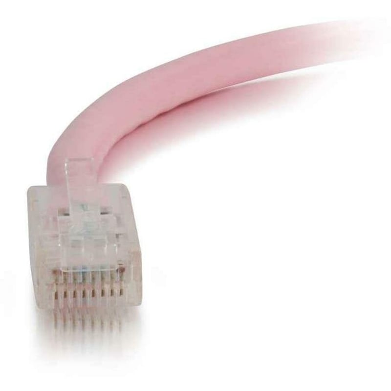 C2G 6 ft Cat6 Non Booted UTP Unshielded Network Patch Cable - Pink - Thumbnail 2