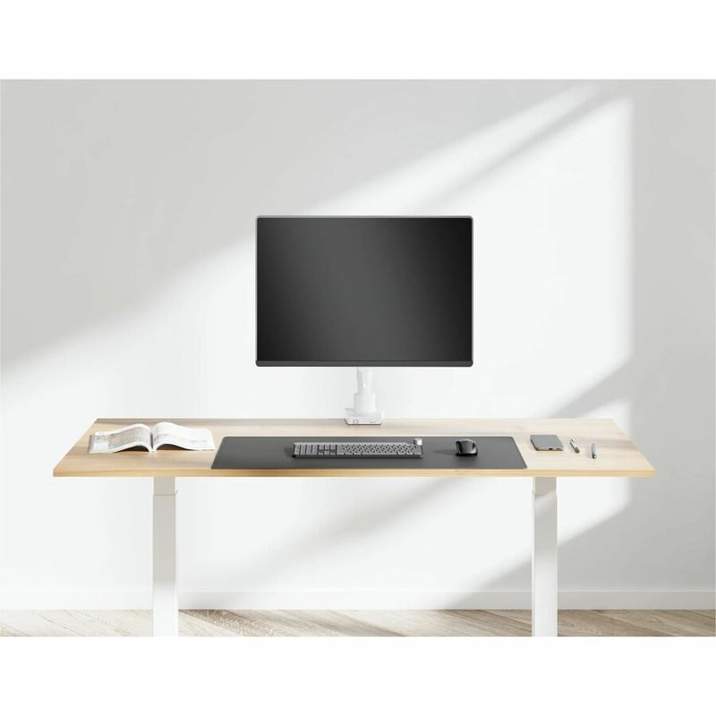 SINGLE MONITOR MOUNT (WHITE) ARTICULATING SPRING ARM - Thumbnail 3