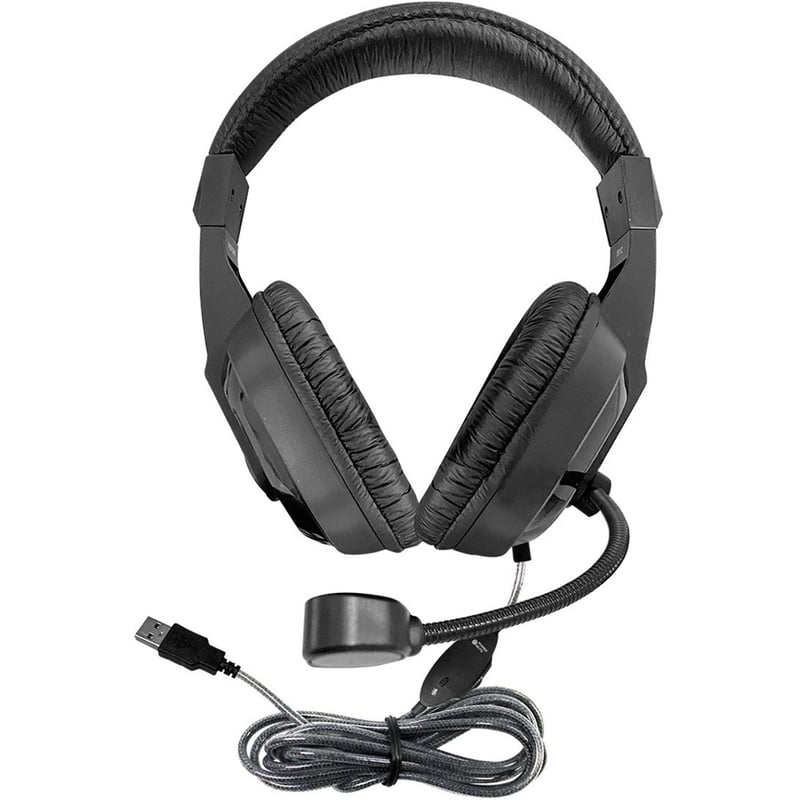 Hamilton Buhl Deluxe USB Multimedia Headset with Steel-Reinforced Gooseneck Mic - Thumbnail 4