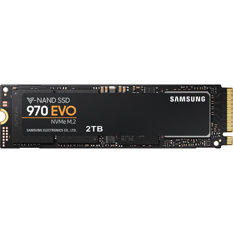 Samsung 970 EVO MZ-V7E2T0BW 2 TB Solid State Drive - M.2 2280 Internal - PCI Express (PCI Express 3.0 x4) - Thumbnail 1