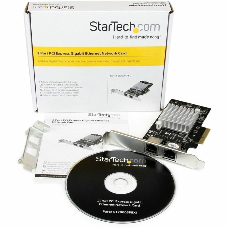 StarTech.com Dual Port PCI Express (PCIe x4) Gigabit Ethernet Server Adapter Network Card - Intel i350 NIC - Thumbnail 4