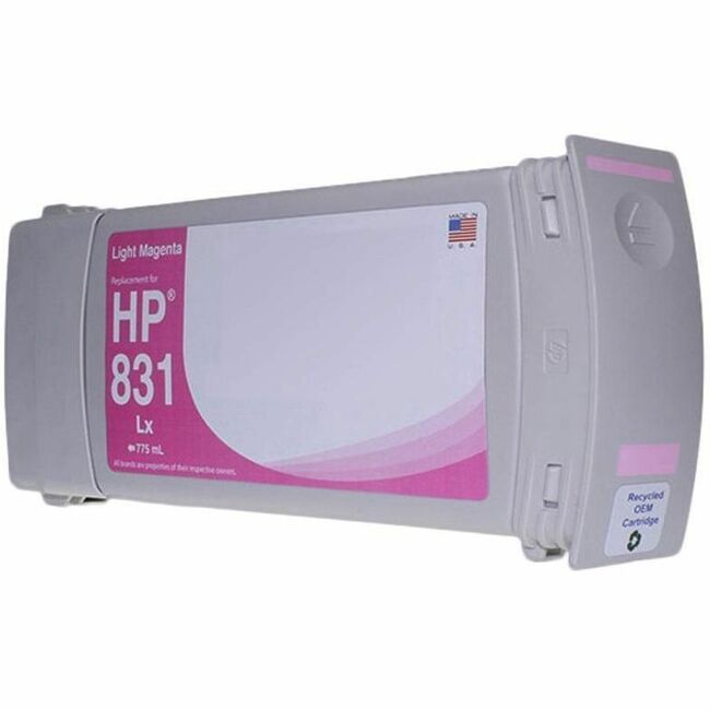 WF Remanufactured Light Magenta Wide Format Ink Cartridge for HP 831 (CZ687A) - Thumbnail 1