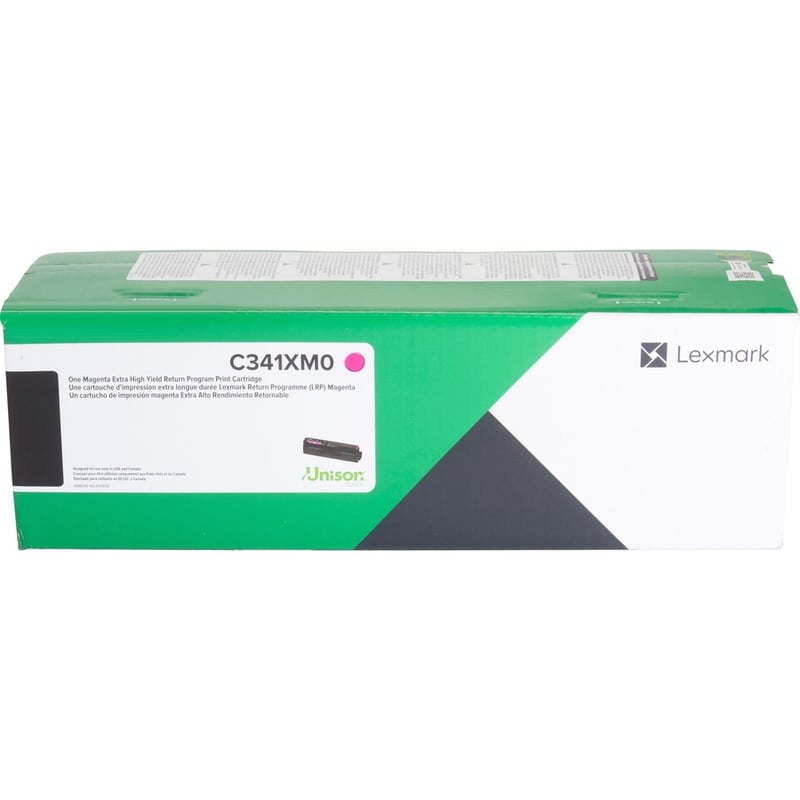 Lexmark Unison Original Extra High Yield Laser Toner Cartridge - Magenta - 1 Each - Thumbnail 2