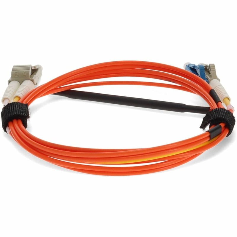 AddOn 3m LC (Male) to LC (Male) Orange OM1 & OS1 Duplex Fiber Mode Conditioning Cable - Thumbnail 4