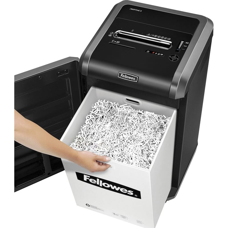 Fellowes Powershred 325Ci 100% Jam Proof Cross-Cut Shredder - Thumbnail 2