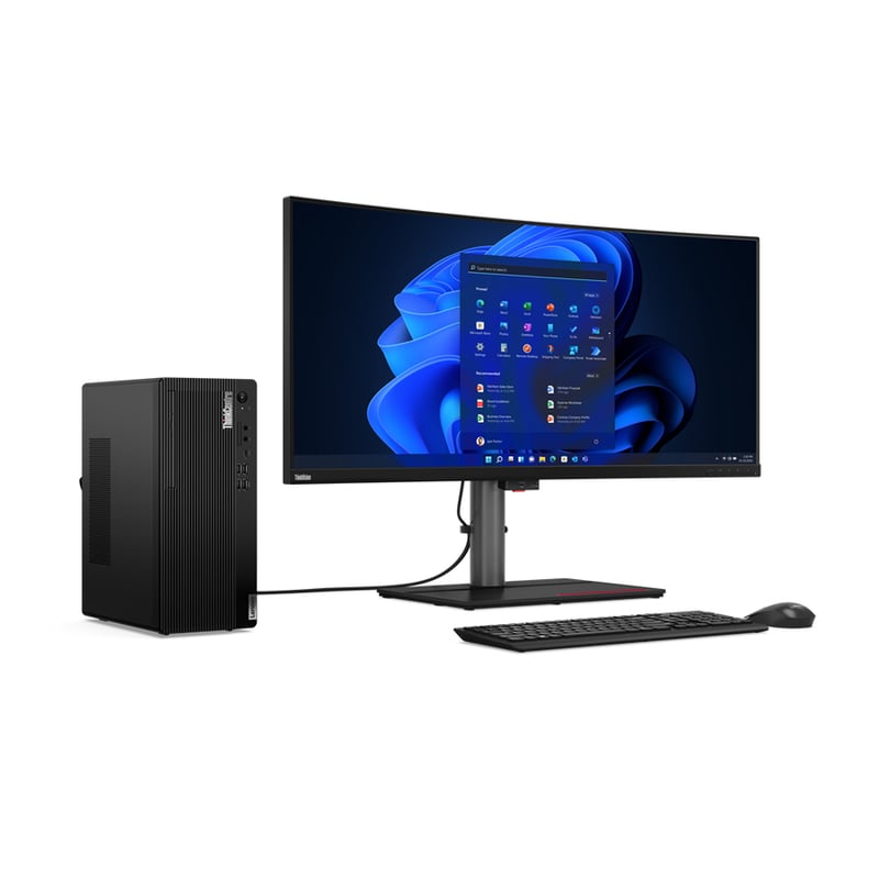 Lenovo ThinkCentre M80t Gen 3 11TE000QUS Desktop Computer - Intel Core i5 12th Gen i5-12500 - vPro Technology - 16 GB - 1 TB SSD - Tower - Black - Thumbnail 5