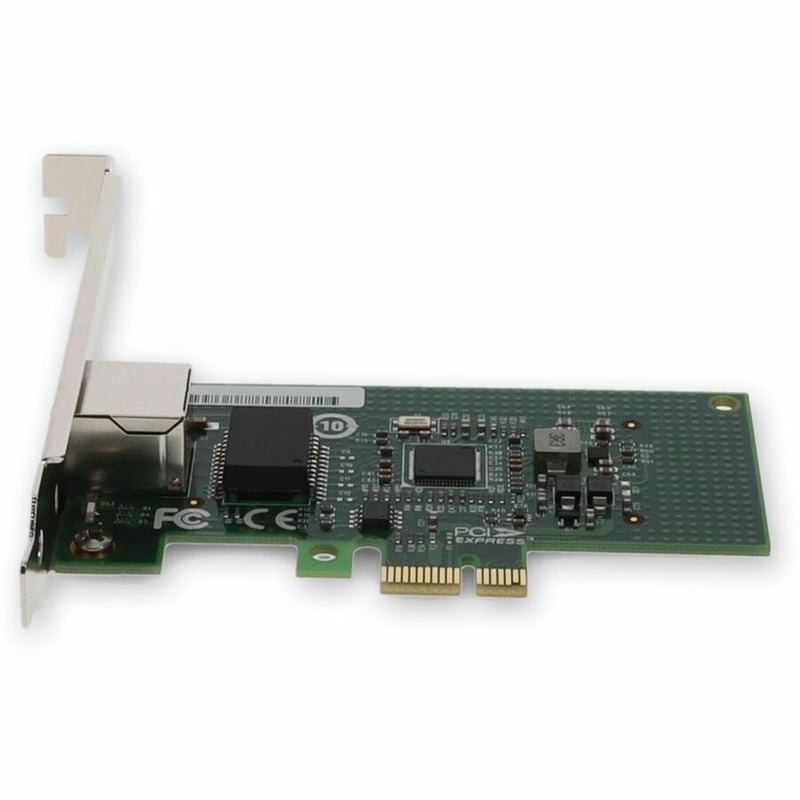 AddOn 10/100/1000Mbs Single RJ-45 Port 100m PCIe 2.0 x1 Network Interface Card - Thumbnail 2