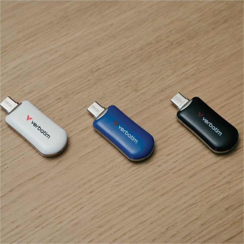Verbatim 512GB Plectra USB-C Flash Drive - Black - Thumbnail 3