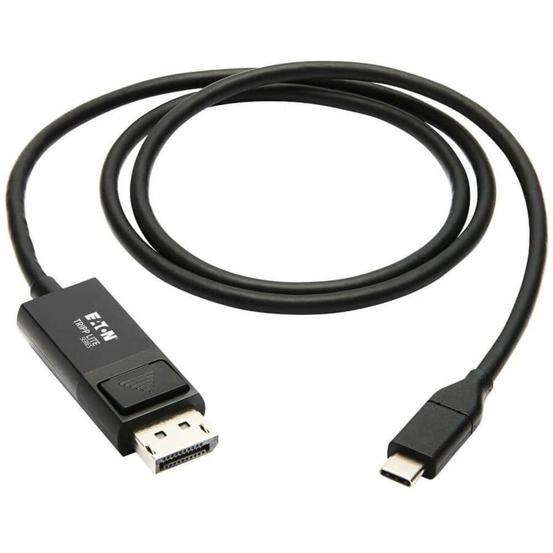 Tripp Lite by Eaton USB-C to DisplayPort Adapter Cable (M/M) 4K 60 Hz HDR Locking DP Connector 3 ft. (0.9 m) - Thumbnail 2