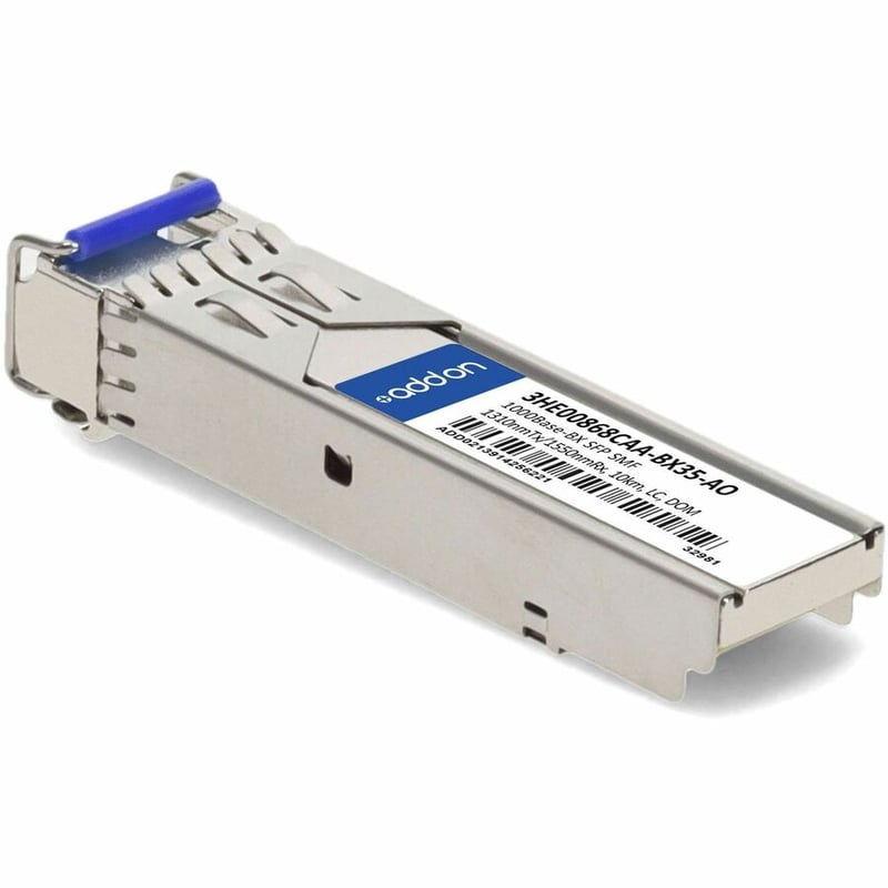 AddOn Alcatel-Lucent Nokia&reg; Compatible TAA 1000Base-BX SFP Transceiver (SMF, 1310nmTx/1550nmRx, 20km, LC, DOM) - Thumbnail 3