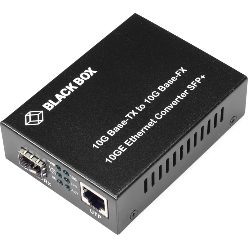 Black Box 10GBASE-TX to 10GBASE-FX Media Converter - Thumbnail 1