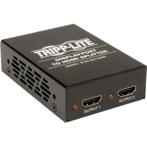 Tripp Lite by Eaton 2-Port Video Displayport to 2 X HDMI Monitor Video Splitter 4Kx2K @ 24/30Hz TAA GSA - Thumbnail 5