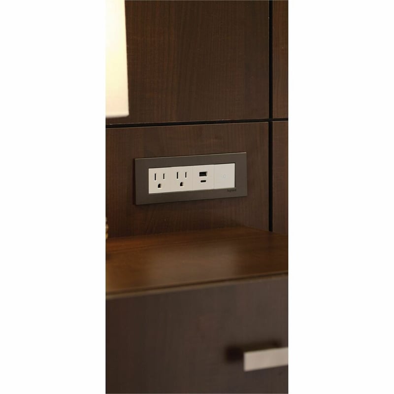 DASH FPC 1OL,1 USB A/C,WHITE