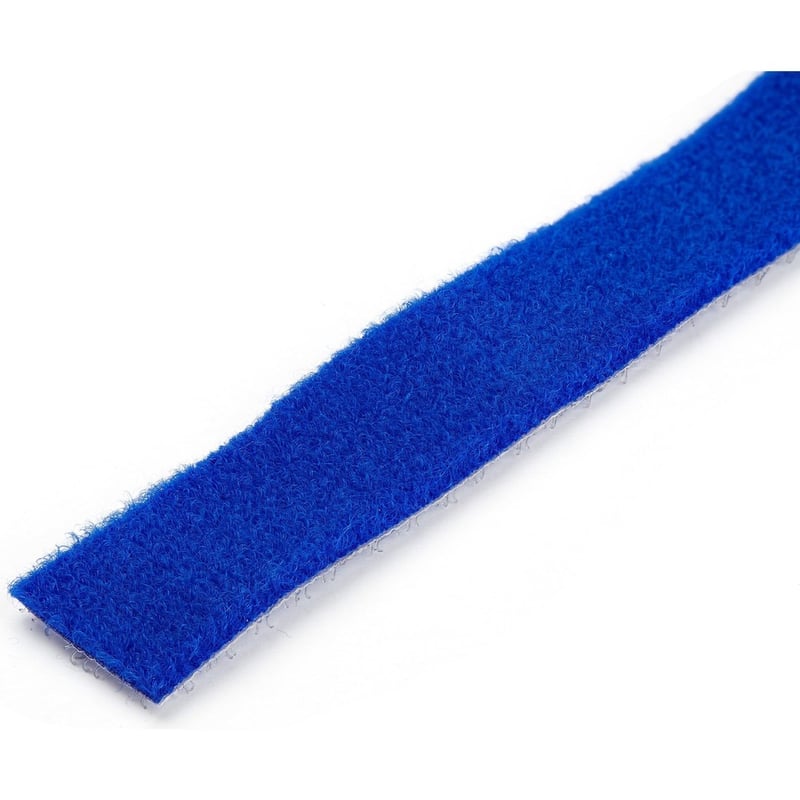 StarTech.com 100ft. Hook and Loop Roll - Blue - Cable Management (HKLP100BL) - Thumbnail 2