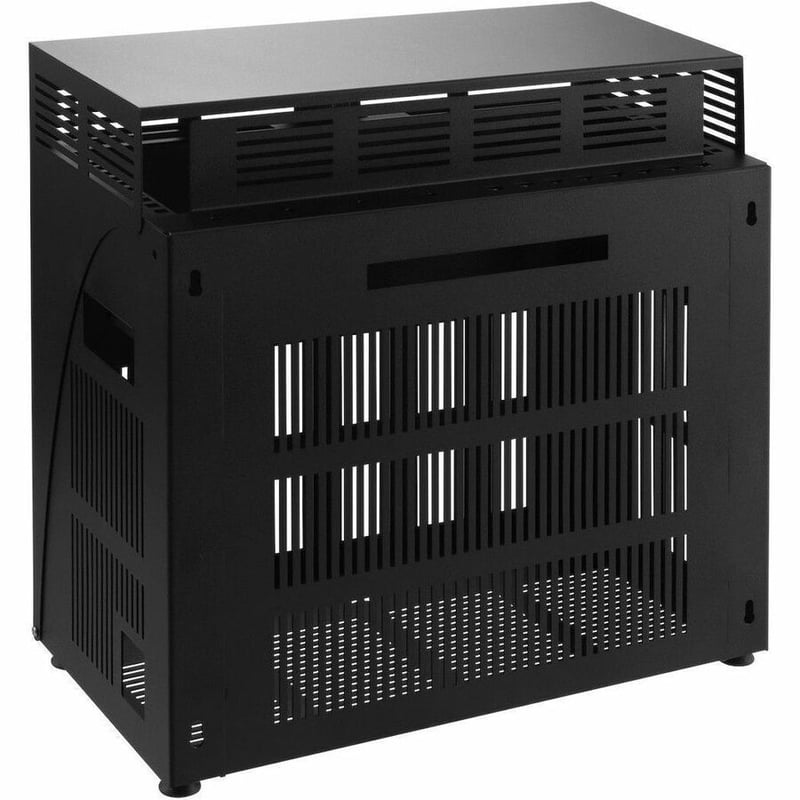 EAGLERACK CLOSED WITH LOCK - 4U BLACK - Thumbnail 3