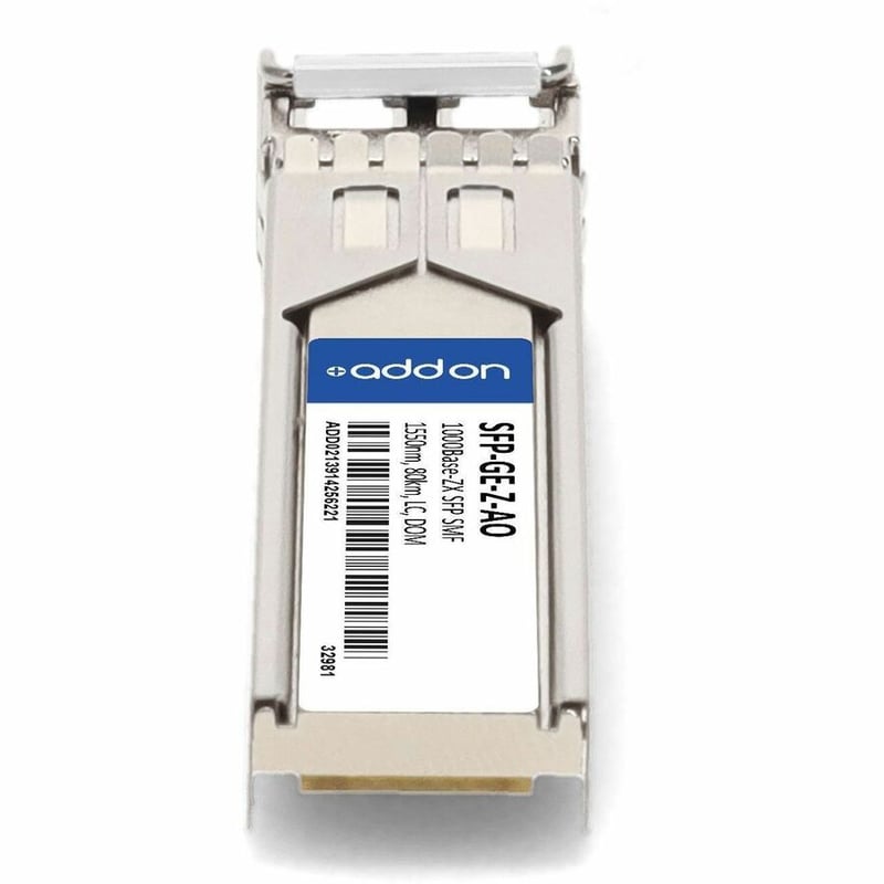 AddOn Cisco SFP-GE-Z Compatible TAA Compliant 1000Base-ZX SFP Transceiver (SMF, 1550nm, 80km, LC, DOM) - Thumbnail 4