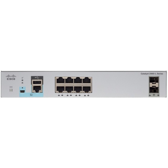 Cisco Catalyst WS-C2960L-8TS-LL Ethernet Switch - Thumbnail 1