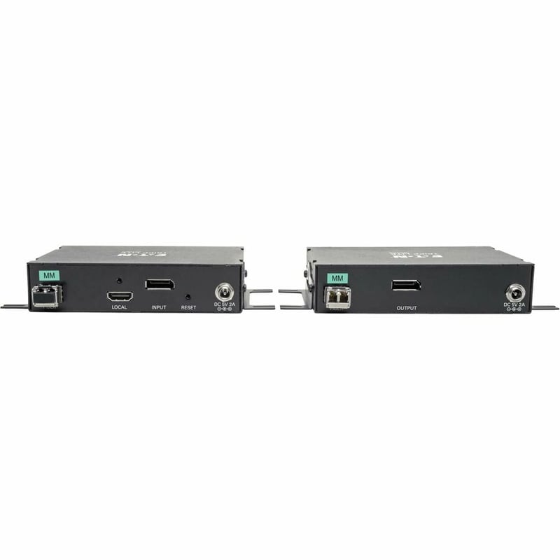 Eaton Tripp Lite Series DisplayPort over Fiber Extender Kit, Transmitter/Receiver, 4K 60 Hz, 4:4:4, RS-232, IR, Multimode LC, 985 ft. (300 m), TAA - Thumbnail 5