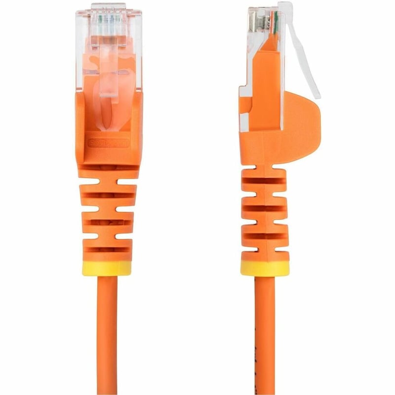 SLIM CAT6 CABLE ORANGE LSZH SLIM SNAGLESS RJ45 UTP PATCH CABLE
