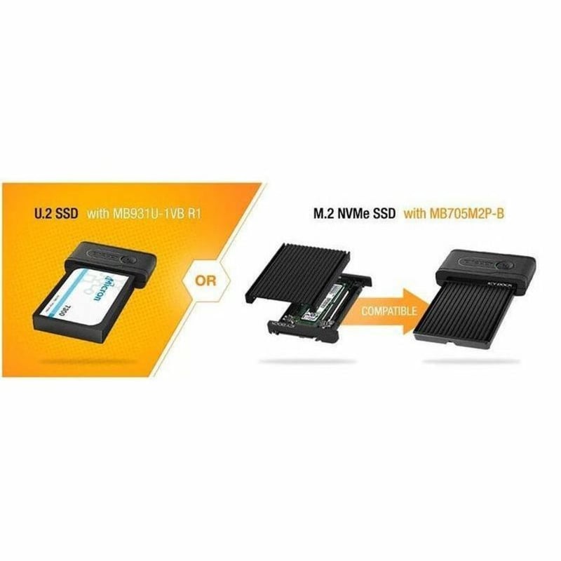 EZ-ADAPTER EX MB931U-1VB R1 USB-C+A GEN 2 10GBPS U.2 NVME SSD