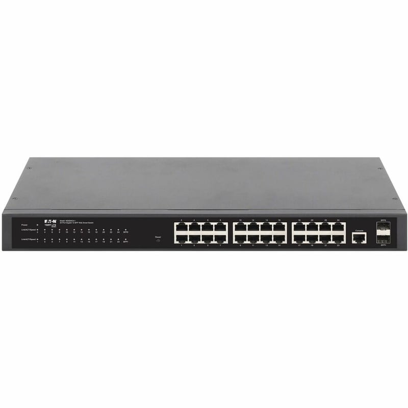 24-PORT MANAGED GIGABIT ETHERNE T SWITCH - LAYER 2 1 GBPS 2X GBE - Thumbnail 5