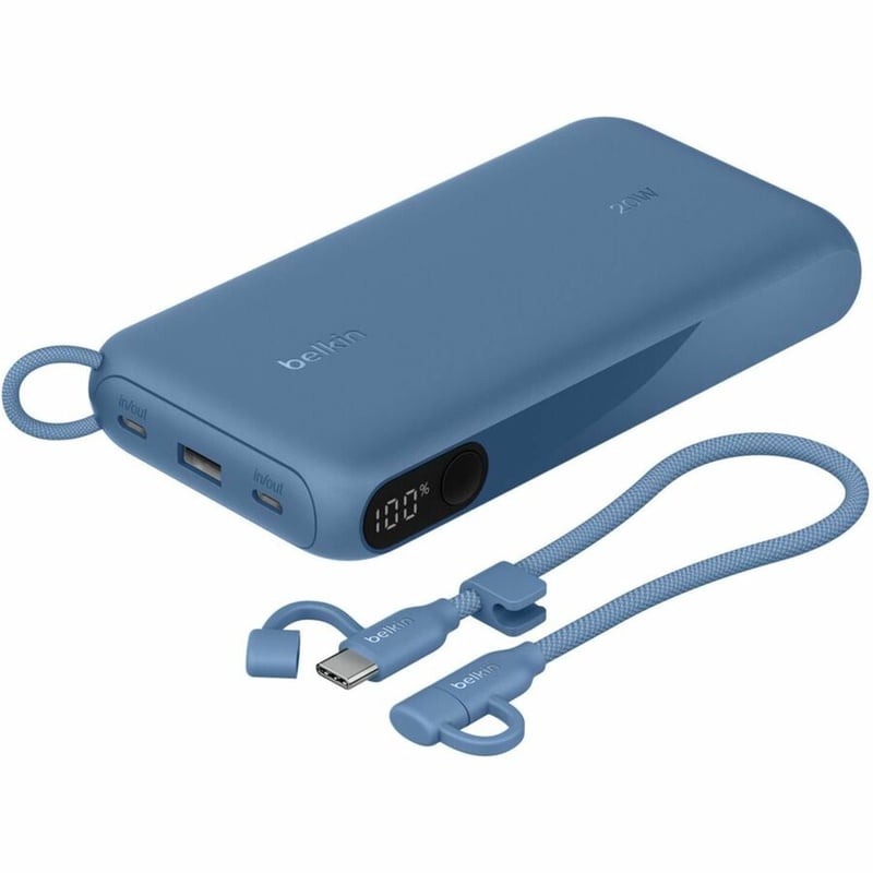 BOOSTCHARGE POWER BANK 20K W/ DISPLAY BLUE - Thumbnail 2