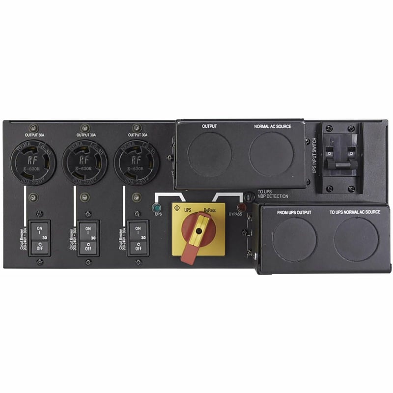 Eaton 9PX Maintenance Bypass for Select 8kVA to 11kVA 9PX UPS Systems, Hardwired Input/Output, 3 L6-30R Outlets, 3U Rack/Tower - Thumbnail 1