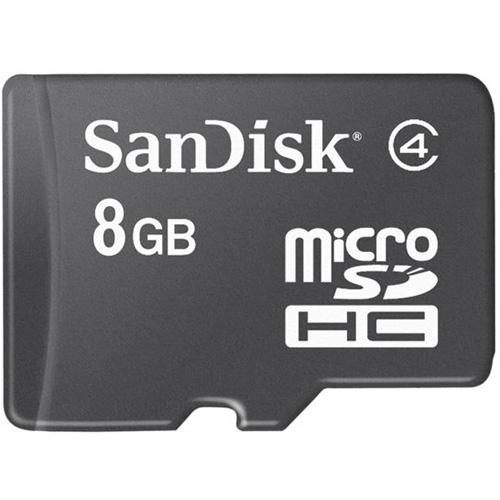 SanDisk SDSDQM-008G-B35 8 GB Class 4 microSDHC - Thumbnail 1