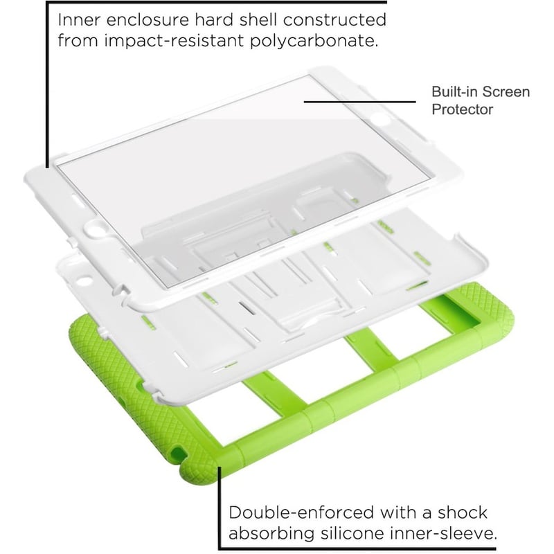 IPAD MINI ARMORBOX STAND - GREEN/WHITE - Thumbnail 1