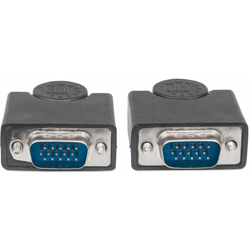 Manhattan SVGA HD15 Male to HD15 Male Monitor Cable, 10', Black - Thumbnail 4
