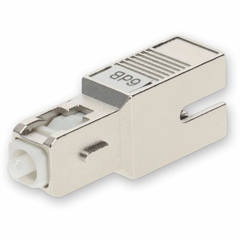 AddOn 2-Pack of 6dB fixed SC Male to SC Female OS1 SMF Simplex Fiber Attenuators - Thumbnail 1