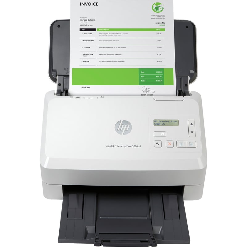 HP Scanjet Enterprise Flow 5000 S5 Sheetfed Scanner - 600 dpi Optical - Thumbnail 1