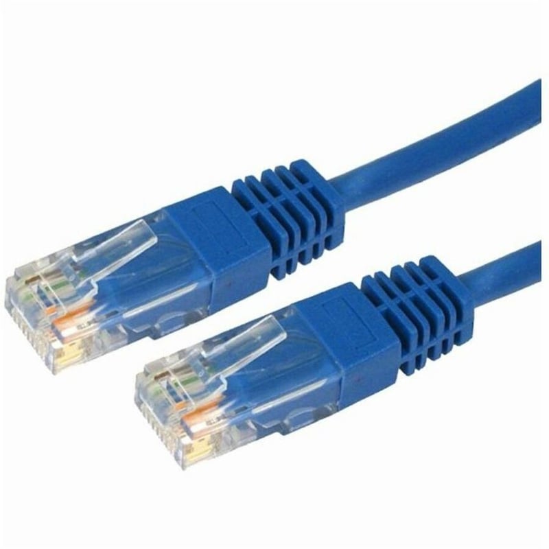 4XEM 3FT Cat5e Molded RJ45 UTP Network Patch Cable (Blue) - Thumbnail 2