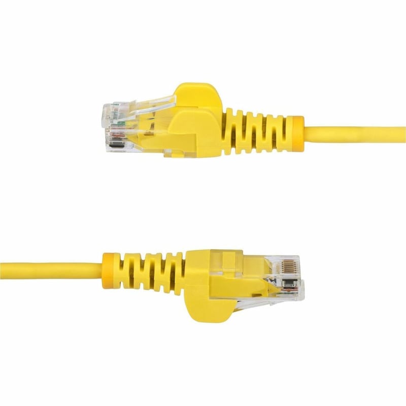 SLIM CAT6 CABLE YELLOW LSZH SLIM SNAGLESS RJ45 UTP PATCH CABLE