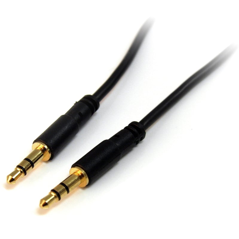 StarTech.com 15 ft Slim 3.5mm Stereo Audio Cable - M/M - Thumbnail 1